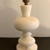 White marble lamp foot