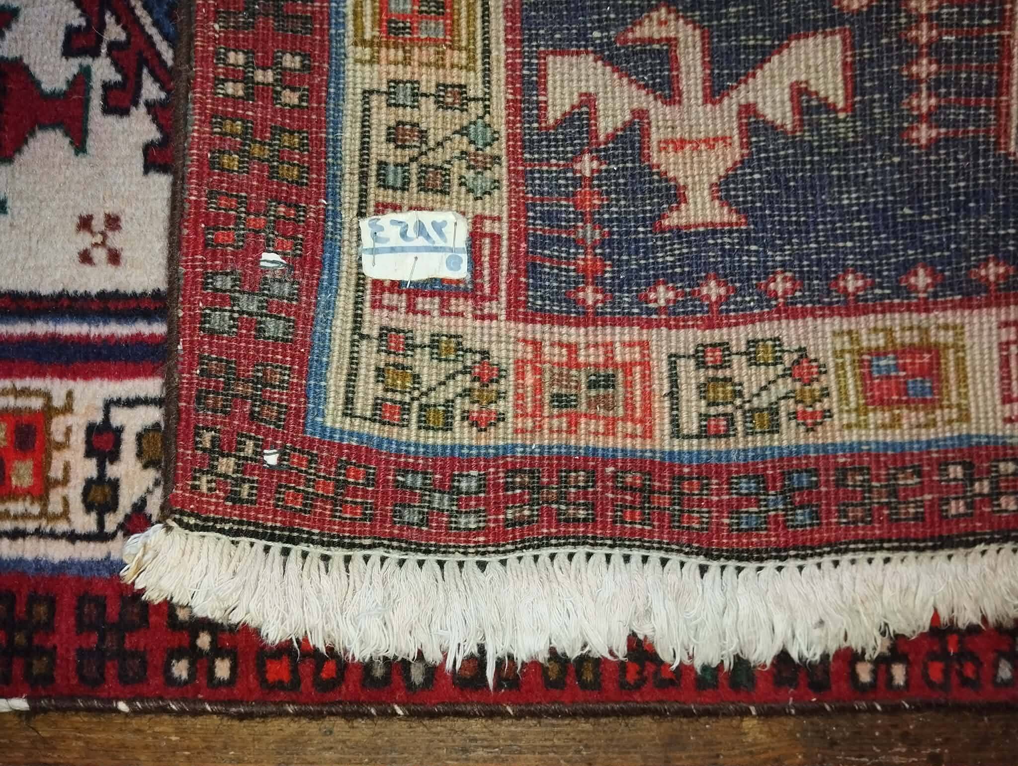 Handmade Persian Heriz hallway rug 295x70cm