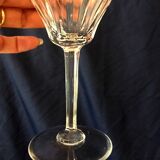 Suite of 6 stemmed glasses for cooked or digestive crystal wine size
