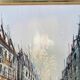 Signed painting by Duchamp on a Parisian street.