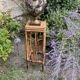 Plant holder or harness in rattan and vintage bamboo
