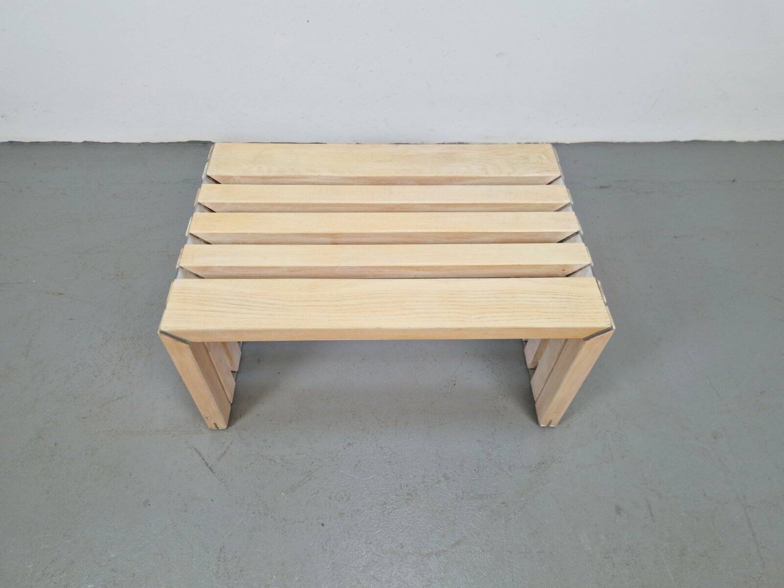 Slat Bench Coffee Table by Walter Antonis for 't Spectrum, 1970s