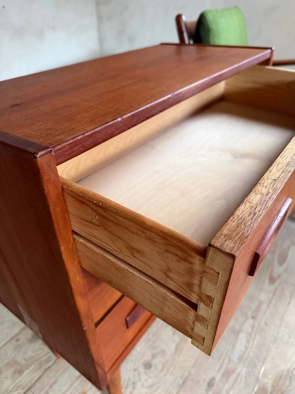 Vintage Scandinavian teak chest of drawers