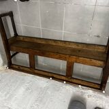 Banc en chêne du 19 e siècle