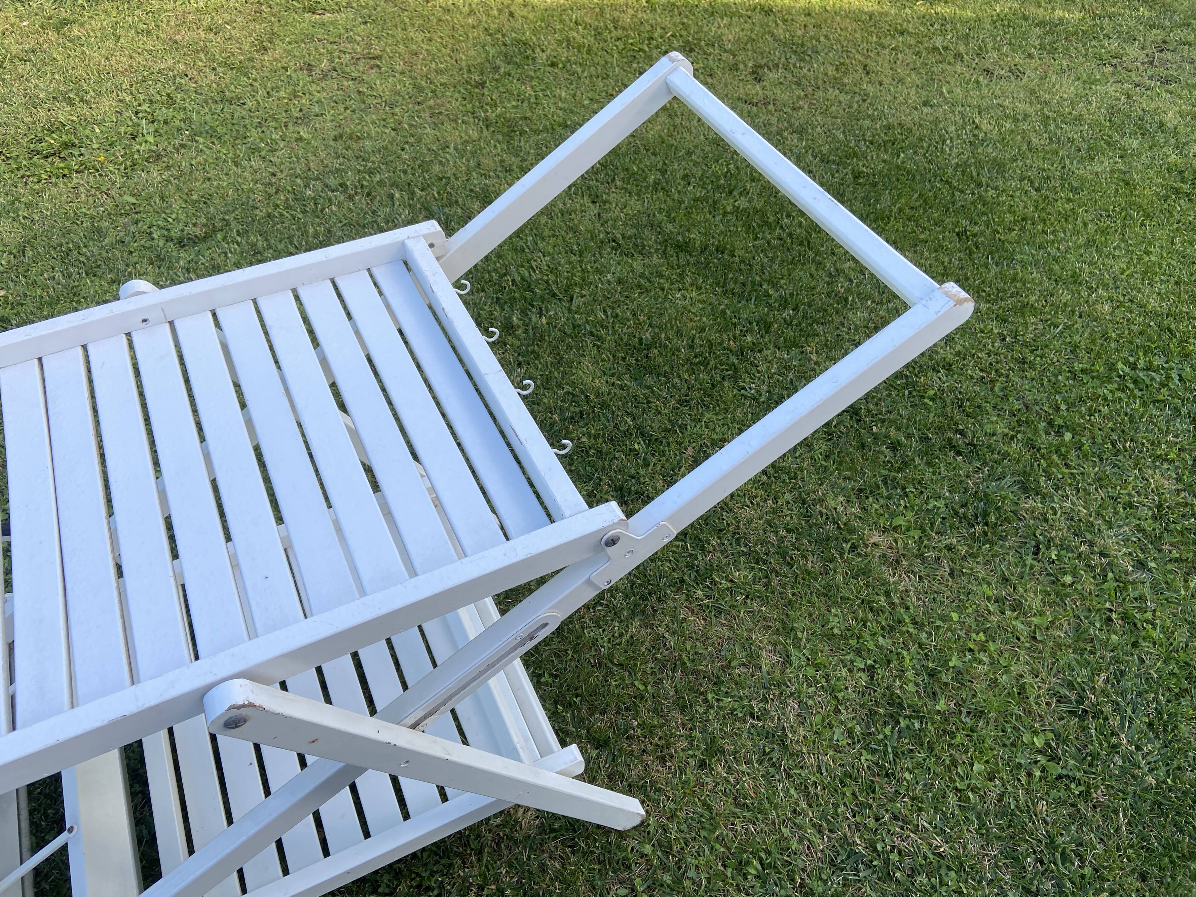 Service trolley terrace with wheels Desserte vintage bar Mid-century 1980