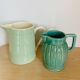 Old green pitcher Orchies No. 3