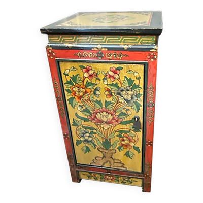 Meuble d'appoint tibétaine 1 porte