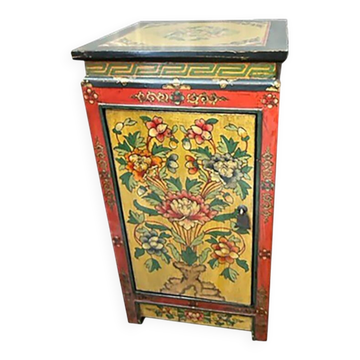 Meuble d'appoint tibétaine 1 porte