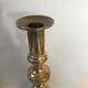 Pair of Victorian candle holders in gilded bronze