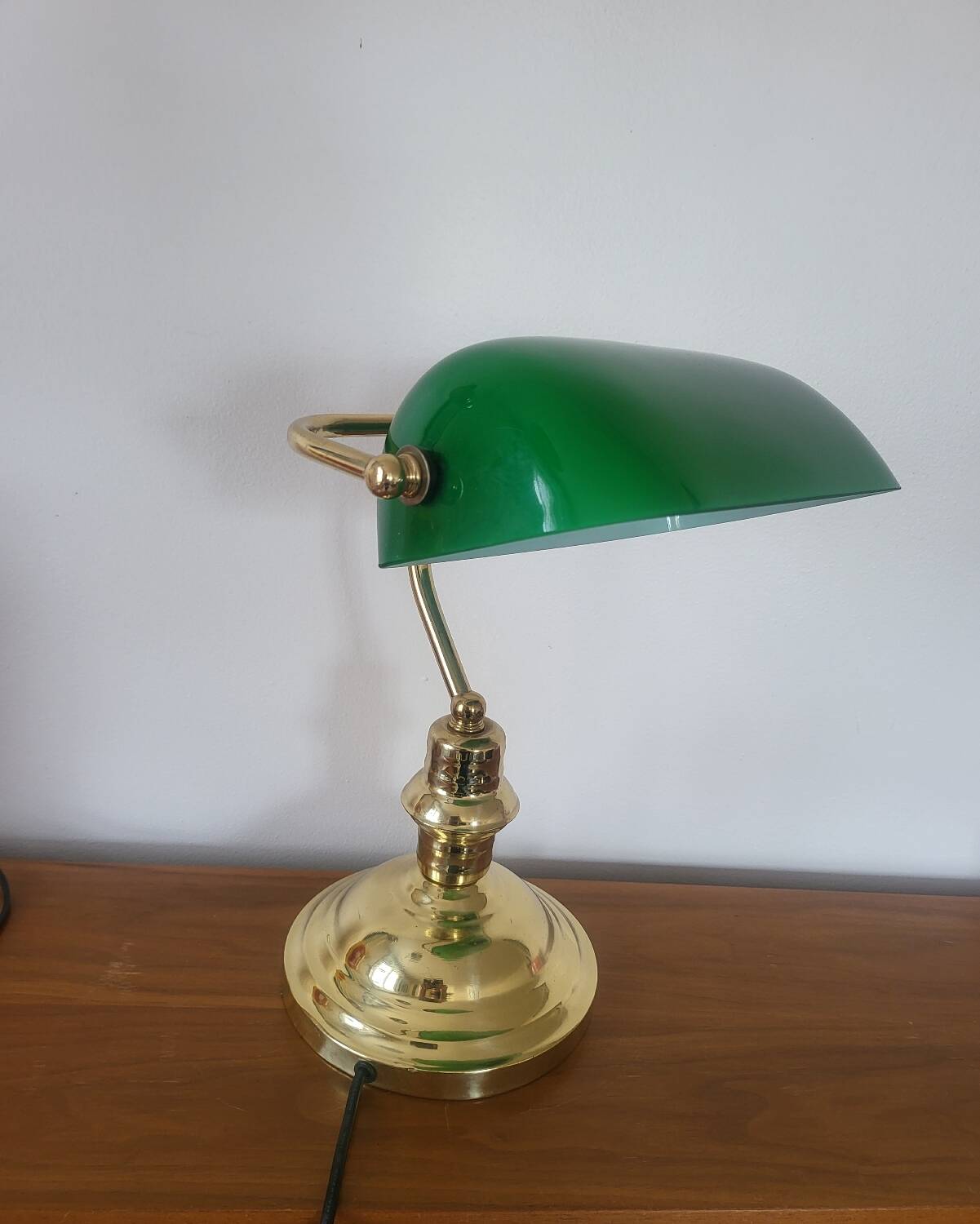 Banker's lamp, vintage desk lamp