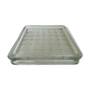 cendrier pavé de verre années 50 60