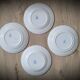 Set of 4 blue mismatched plates 2