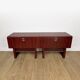 Paire de chevets modernistes placage palissandre années 70