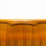 Scandinavian teak bed 1960 140x190 with table and light