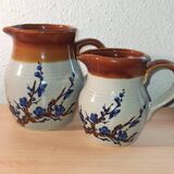 Stoneware pitcher set