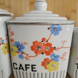 4 Old spice pots décor MANON