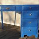 Art deco office blue roy 5 drawers