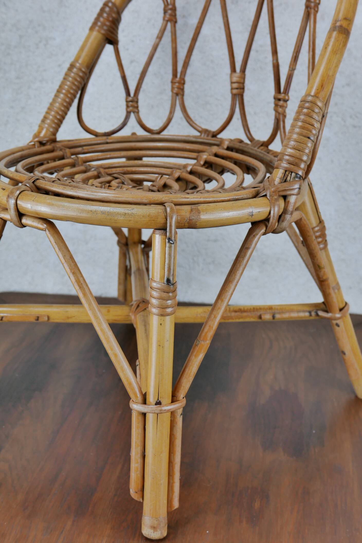 Children's rattan chair