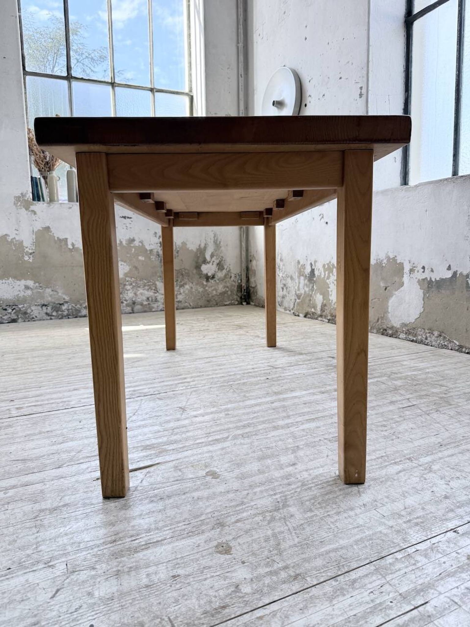 Solid elm farmhouse table 150cm