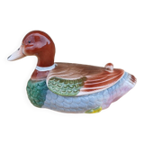 Boîte canard en céramique peinte à la main