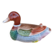 Boîte canard en céramique peinte à la main