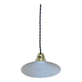 Suspension opaline ancienne D21cm