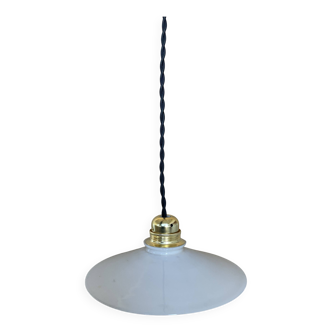 Suspension opaline ancienne D21cm