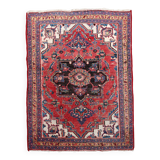Tapis Hamadan vintage fait main en laine – 92 x 132 cm - 1C1040