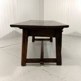 Brutalist antique Spanish coffee table