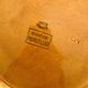 Round earthenware dish with vine leaves, Gien creation, Primefleur vintage