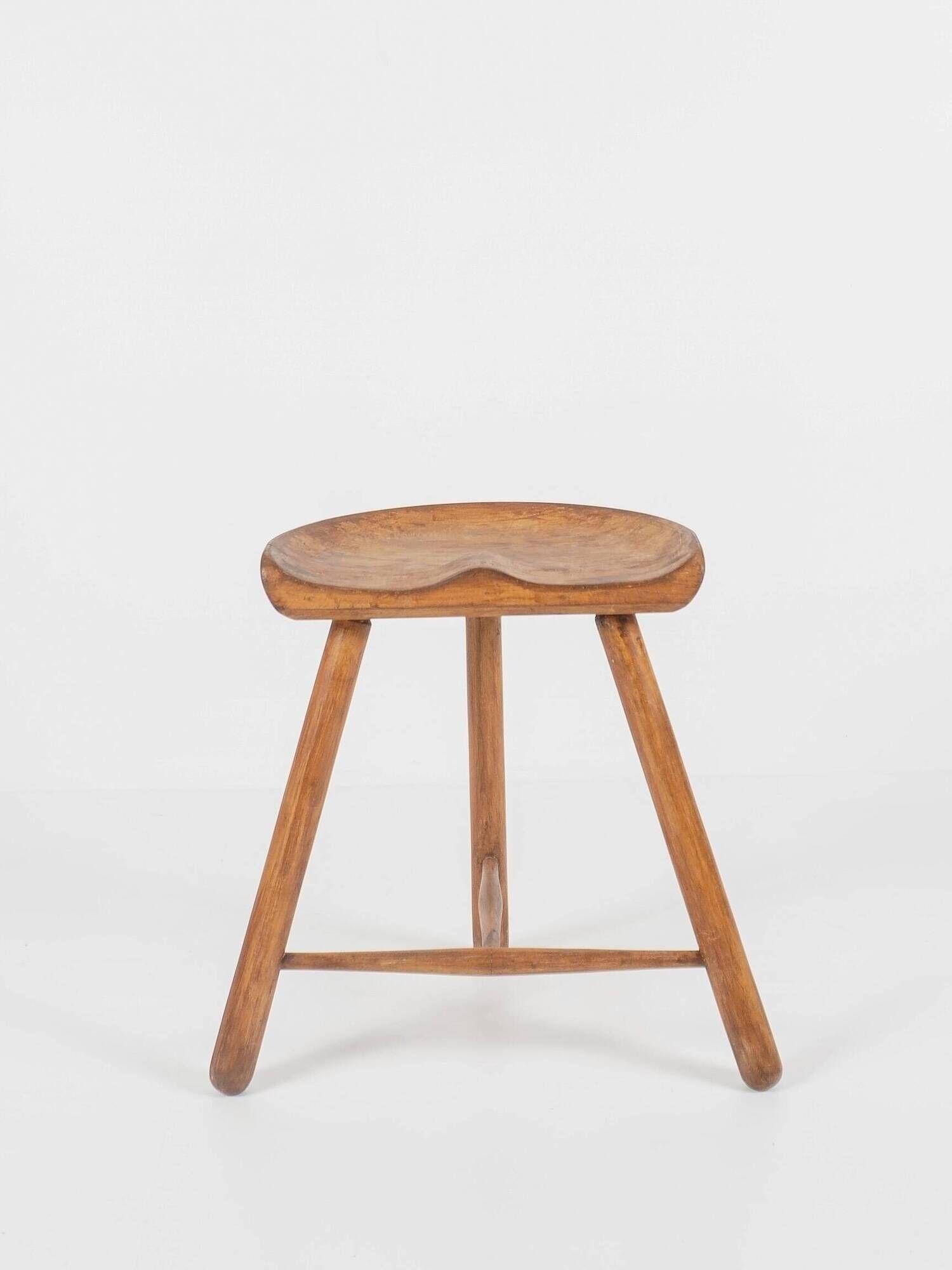 Arne HOVMAND-OLSEN - Vintage wooden stool "Shoemaker" Denmark, circa 1950