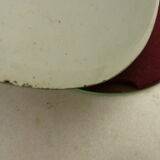 Pair of beveled round mirrors 40/50 19cm