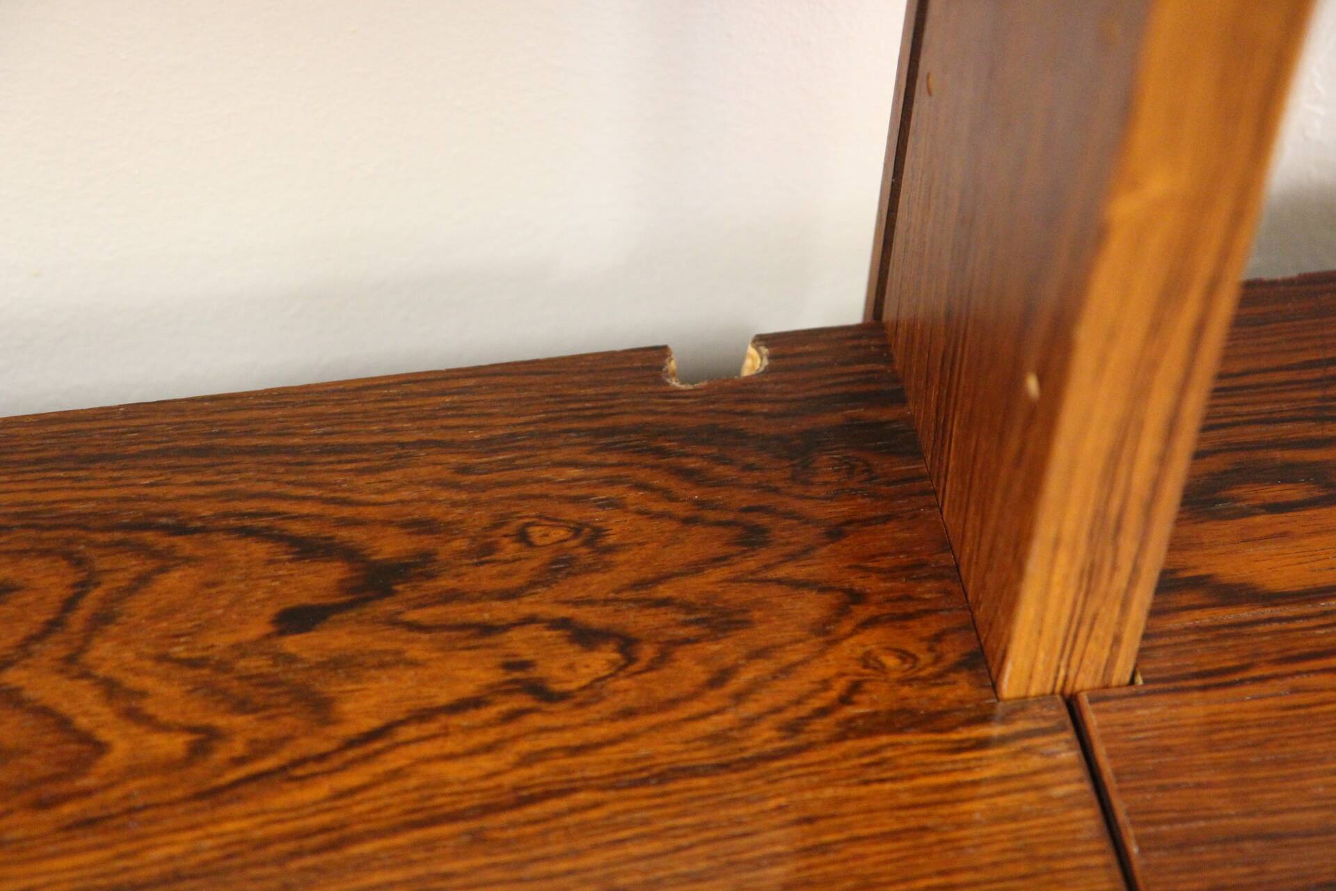 Scandinavian "triple" bookcase in rosewood, Sweden, 1960