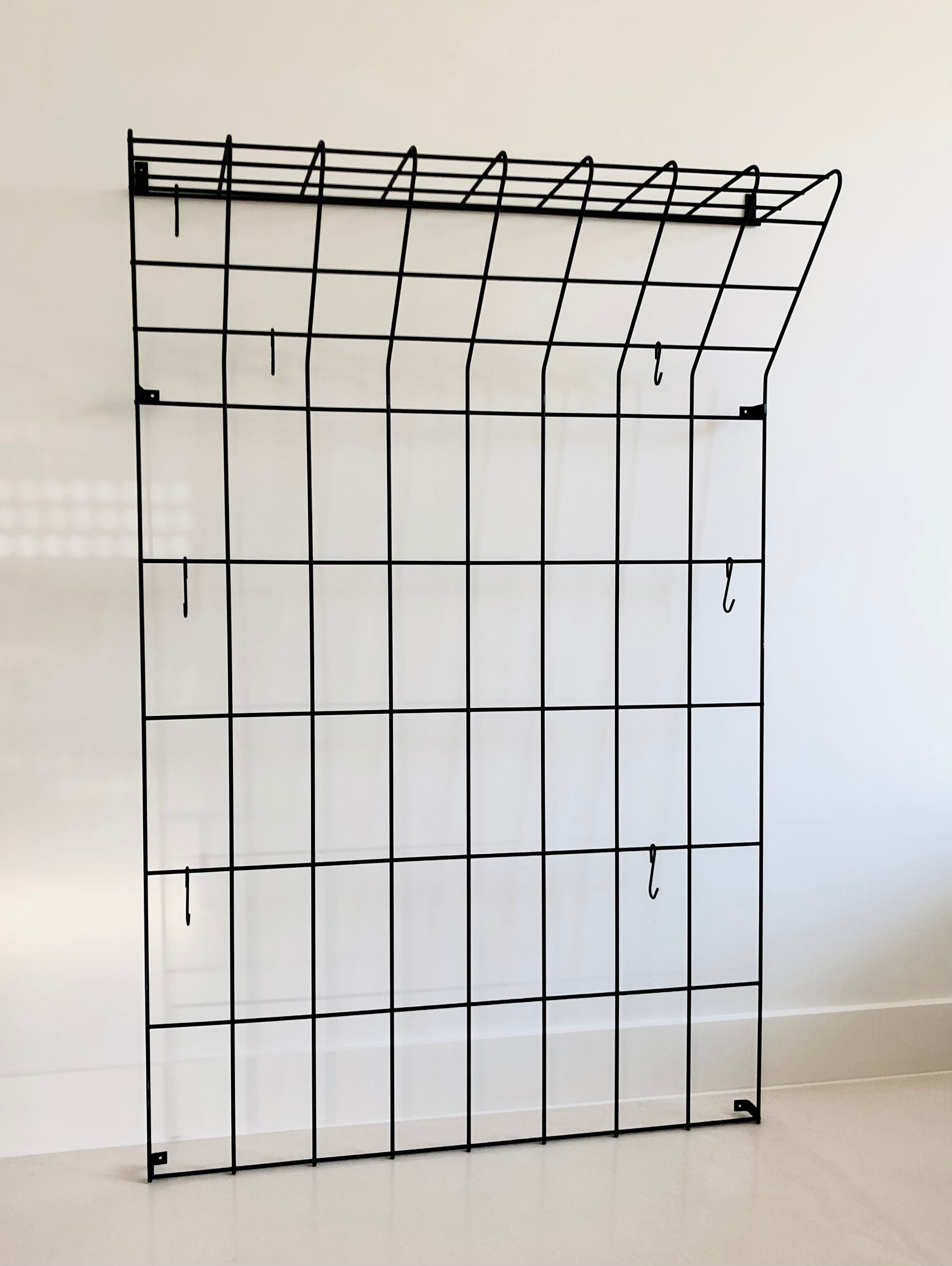 Wall rack by Karl Fichtel for Drahtwerke Erlau A.G.Aalen, Germany 50s