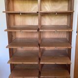 Oak storage cabinet