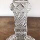 Glass candle holder