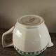 Milk jar Green Gilding Flamenco Opaque Digoin Sarreguemines