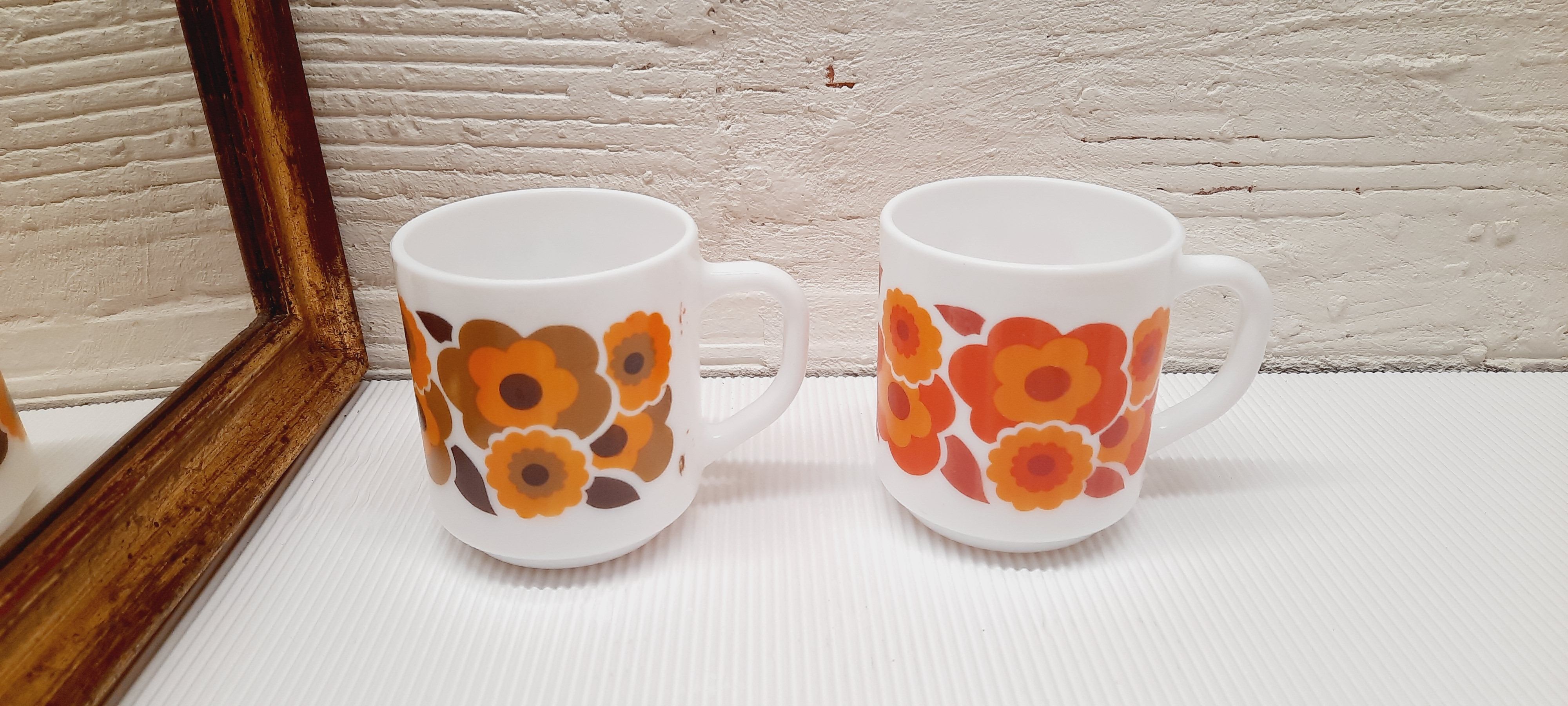 Pair mugs Arcopal Lotus