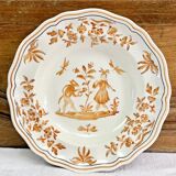 6 soup plates Longchamp Decors Moustiers Olérys