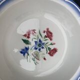 Lot composed of a deep dish and two small serving dishes, Elorn, digoin and sarreguemines model