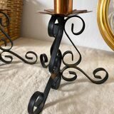 Pair of vintage retro candlesticks