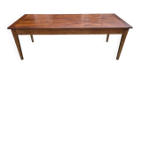 Table de ferme à repas à manger sam en bois massif 1 tiroir 1930 209x80cm