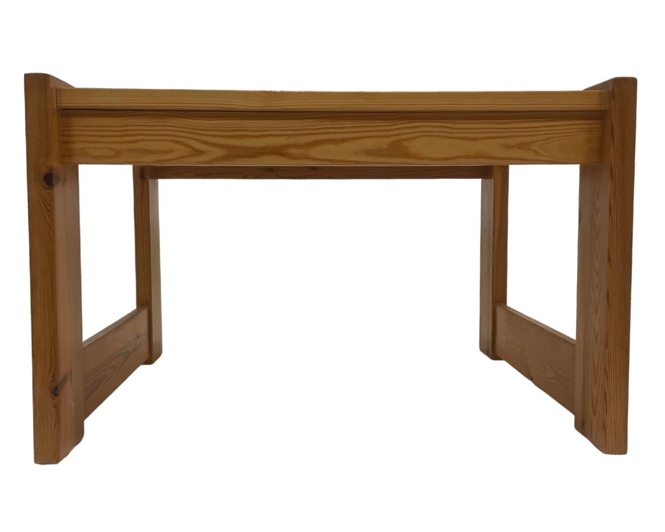 Vintage coffee table pinewood minimalist 1960s