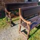 Pair of antique church pews