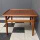 Table basse carrée en teck par Grete Jalk pour Glostrup Danemark années 1960.