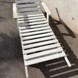 Chaise longue bois