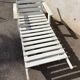 Wooden chaise longue