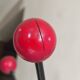 Vintage metal and wood coat rack