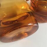 Set of 5 XXL glasses cups 1960