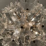 Murano Glass Flower Chandeliers by Paolo Venini for Veart, 1960s